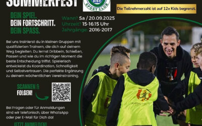 Juego Bonito Fußballakademie zu Besuch beim Sommerfest
