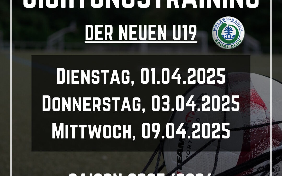 Sichtungstraining U19