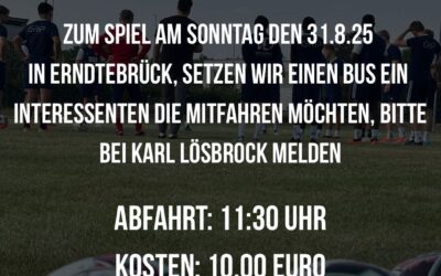 Gemeinsam zum Auswärtsspiel nach Erndtebrück